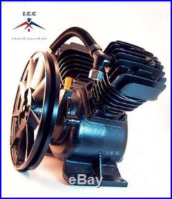 Twin Cylinder V Style Air Compressor Pump 3HP 2 Piston Motor Head FAST SHIPPING