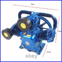 US 10HP 175PSI W Type 3 Cylinder Air Compressor Pump Head Double Stage 7.5KW