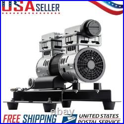 US Air Compressor Motor 1500W 2HP 5.2CFM 90PSI Oil Free Max 145PSI Pressure 110v
