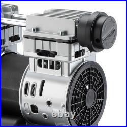 US Air Compressor Motor 1500W 2HP 5.2CFM 90PSI Oil Free Max 145PSI Pressure 110v