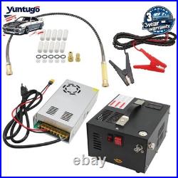US PCP Air Compressor 4500PSI/30MPa PCP Rifle/Pistol Manual-Stop withBuilt-in Fan