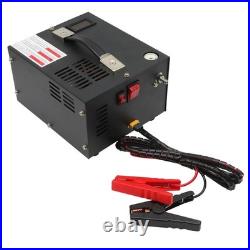 US PCP Air Compressor 4500PSI/30MPa PCP Rifle/Pistol Manual-Stop withBuilt-in Fan