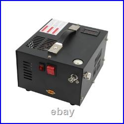 US PCP Air Compressor 4500PSI/30MPa PCP Rifle/Pistol Manual-Stop withBuilt-in Fan