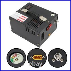 US PCP Air Compressor 4500PSI/30MPa PCP Rifle/Pistol Manual-Stop withBuilt-in Fan