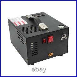 US PCP Air Compressor 4500PSI/30MPa PCP Rifle/Pistol Manual-Stop withBuilt-in Fan