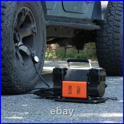 Uimoso 10.6CFM Portable Tire Inflator Dual-Cylinder Air Compressor 12V 150PSI