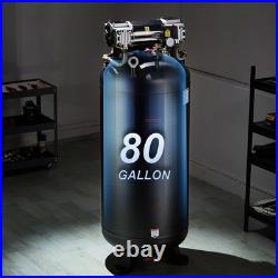 Uimoso 80 Gallon Air Compressor 6.5HP 15.5 SCFM@90 PSI 145PSI Oil Free