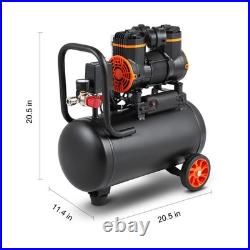 Uimoso Air Compressor 4.8 Gallon 900W 2.2 CFM@ 90PSI 70 dB Ultra Quiet Oil Free