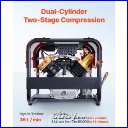 Uimoso High-Pressure Dive PCP Air Compressor 4500PSI/30Mpa for Scuba Tanks