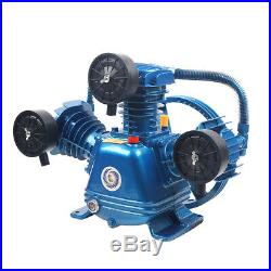 Universal 115PSI 4HP W Type 3 Cylinder Air Compressor Pump Head High Efficiency