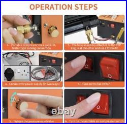 Update PCP Compressor 4500PSI 300bar High Pressure Pump Airgun Rifle