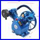 Used 3HP 175psi 2 Cylinder Air Compressor Pump Motor Head Air Double Stage
