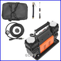 VEVOR 10.6CFM Portable Tire Inflator Dual-Cylinder Air Compressor 12V 150PSI
