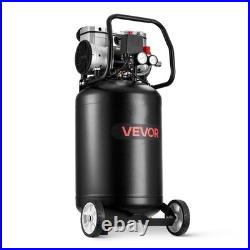 VEVOR 10-Gallon Air Compressor 2HP 4.8 SCFM at 90PSI Max 125PSI Oil-Free Tank