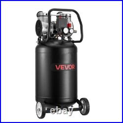 VEVOR 10-Gallon Air Compressor 2HP 4.8 SCFM at 90PSI Max 125PSI Oil-Free Tank