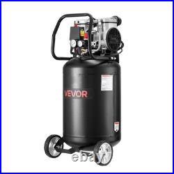 VEVOR 10-Gallon Air Compressor 2HP 4.8 SCFM at 90PSI Max 125PSI Oil-Free Tank