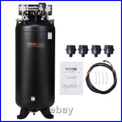 VEVOR 80 Gallon Air Compressor 6.5HP 15.5 SCFM@90 PSI 2-Stage 145PSI Oil Free