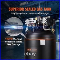VEVOR 80 Gallon Air Compressor 6.5HP 15.5 SCFM@90 PSI 2-Stage 145PSI Oil Free