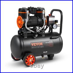 VEVOR Air Compressor 4.8 Gallon 900W 2.2 CFM@ 90PSI 70 dB Ultra Quiet Oil Free