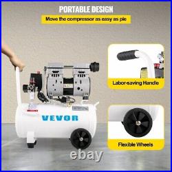 VEVOR Air Compressor 6.6 Gallon, Portable Air Compressor 1 HP, Oil Free Air Comp