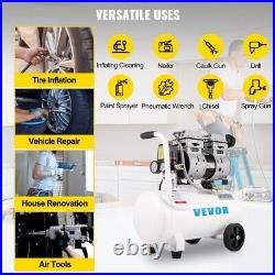 VEVOR Air Compressor 6.6 Gallon, Portable Air Compressor 1 HP, Oil Free Air Comp