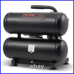 VEVOR Air Compressor Compact Portable Oil Free Compressor 4.6 Gallon 90 PSI