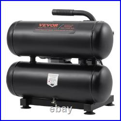 VEVOR Air Compressor Compact Portable Oil Free Compressor 4.6 Gallon 90 PSI