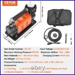 VEVOR Heavy Duty Air Compressor 7.06CFM 150PSI Portable Tire Inflator Air Pump