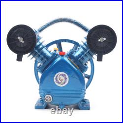 V-0.17/8 2HP 2 Piston V Type Twin Cylinder Air Compressor Pump Head Single Stage