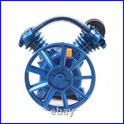 V Style 2 Cylinder Air Double Stage Air Compressor Pump Head 3 HP 175psi 2200W