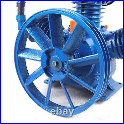 W-0.9/12.5 Blue 3 Cylinder Air Pneumatic Compressor Pump Motor Head 175psi