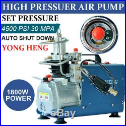 YONG HENG 110V 30MPa Electric Air Compressor Pump High Pressure Auto Shutdown