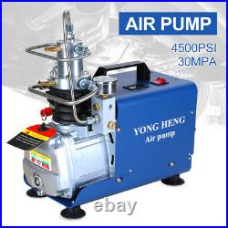YONG HENG 30MPA 4500PSI High Pressure Air Compressor Pump PCP Airgun Scuba 110V