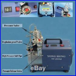 YONG HENG 30MPa Air Compressor Pump 110V PCP Electric 4500PSI High Pressure USA