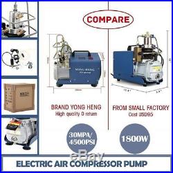 thumbnail interactive-video image 1 of Yong Heng 30MPA 4500PSI High Pressure Air Compressor - Electric PCP Airgun Pump, 110V, Water Cooled, 1.8KW 1 of 3