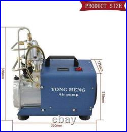 YONG HENG 30Mpa Auto Shut Air Compressor Pump 4500PSI High Pressure PCP 110V