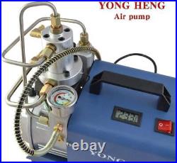 YONG HENG 30Mpa Auto Shut Air Compressor Pump 4500PSI High Pressure PCP 110V