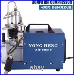 YONG HENG 4500PSI 30Mpa High Pressure Air Compressor Pump 110V PCP Scuba Rifle